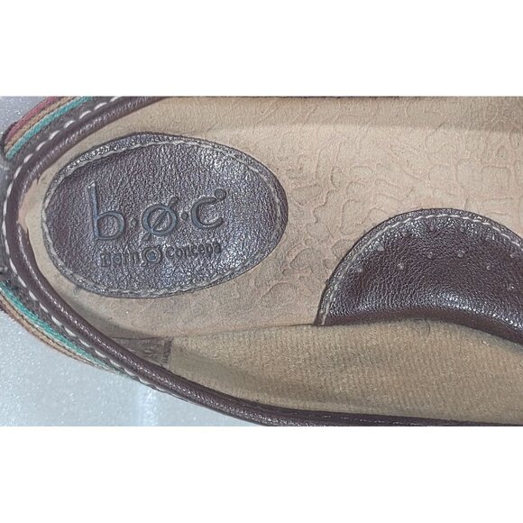 BOC Espadrille Flats Slip On Shoes Striped Born Concepts 7.5 C87223 - Picture 8 of 10